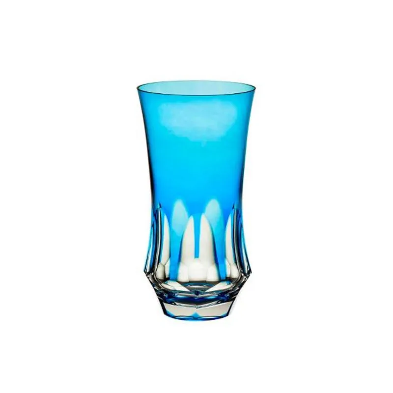 Copo em cristal Strauss Overlay Long Drink 131.142.055 400ml azul claro