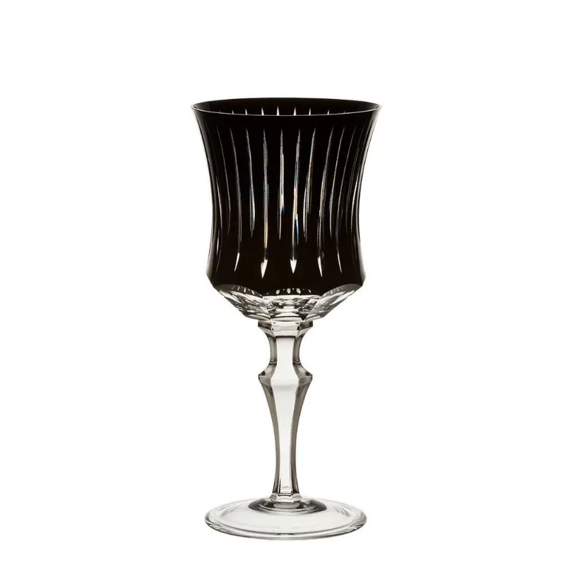 Taça de Cristal Strauss Água - 400 ml - Florença Preto