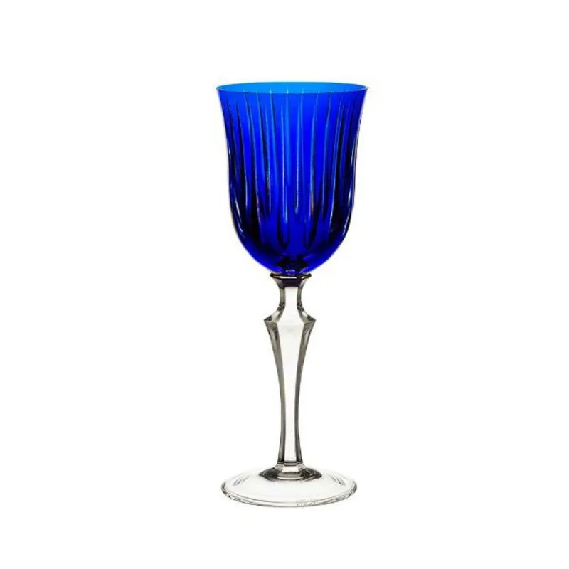 Taça para água em cristal Strauss Overlay 237.101.150 460ml azul escuro