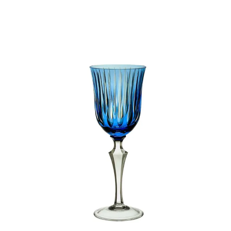 Taça de Cristal Strauss Vinho Branco - 310 ml - Veneza Azul Claro