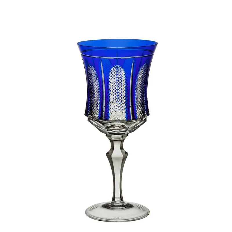 Taça de Cristal Strauss Água - 400 ml - Azul Escuro