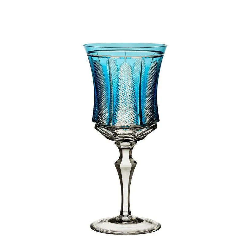 Taça de Cristal Strauss Água - 400 ml - Azul Claro