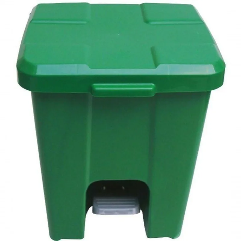 Cesto Lixeira Quadrada Plastica Com Pedal 25 Litros