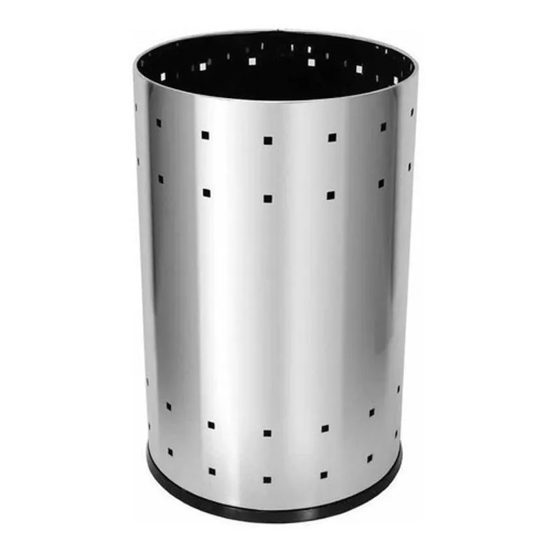 Lixeira Telada Em Aço Inox. Capacidade: 36L (Saco: 60 l)