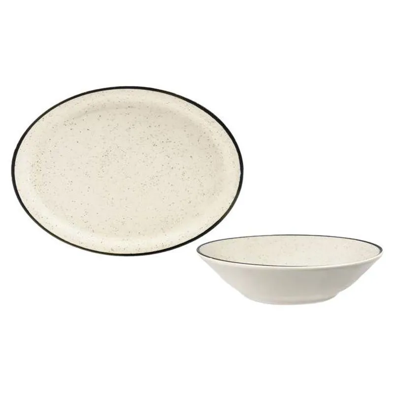 Conjunto para Servir Oxford Brisa 2 Peças de Cerâmica