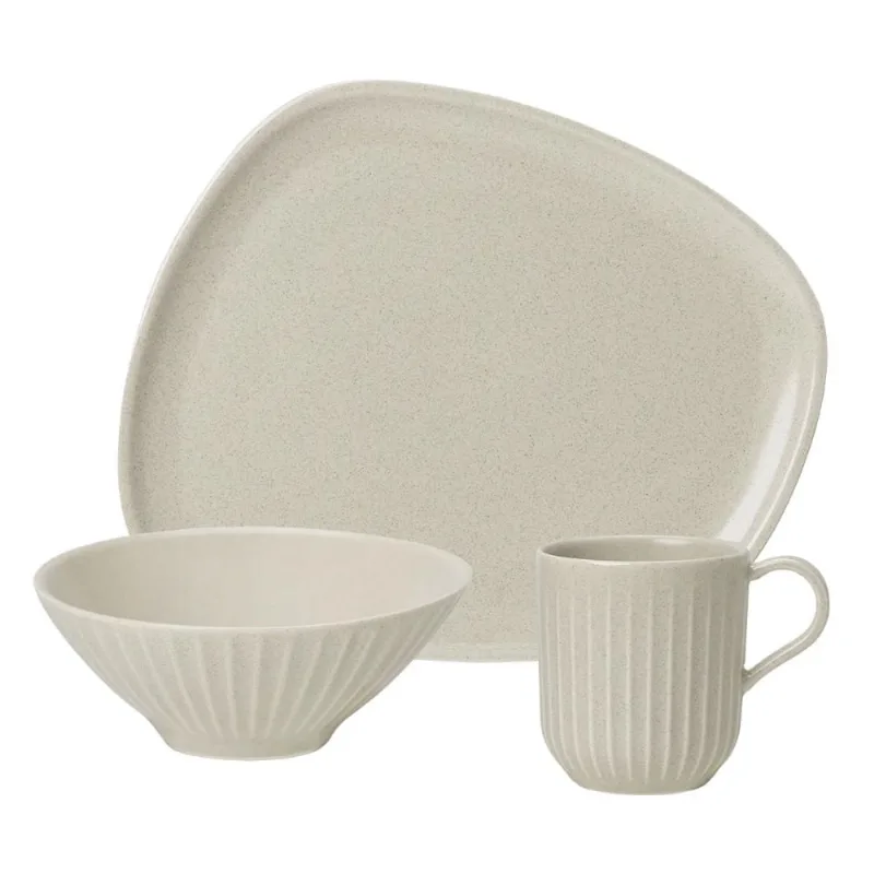 Aparelho de Jantar 12 Peças Luna Sand Oxford
