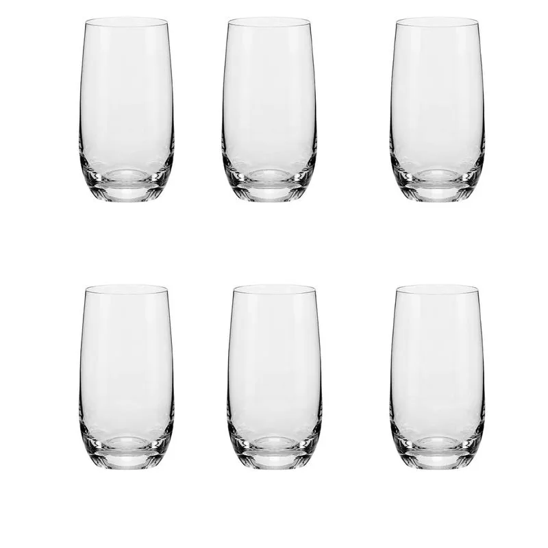 Jogo de 6 Copos de Cristal 350 Ml Touch Classic