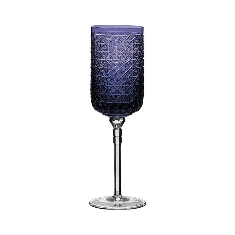 Taça de Cristal Strauss - 370 ml - Simetria Azul Boreal