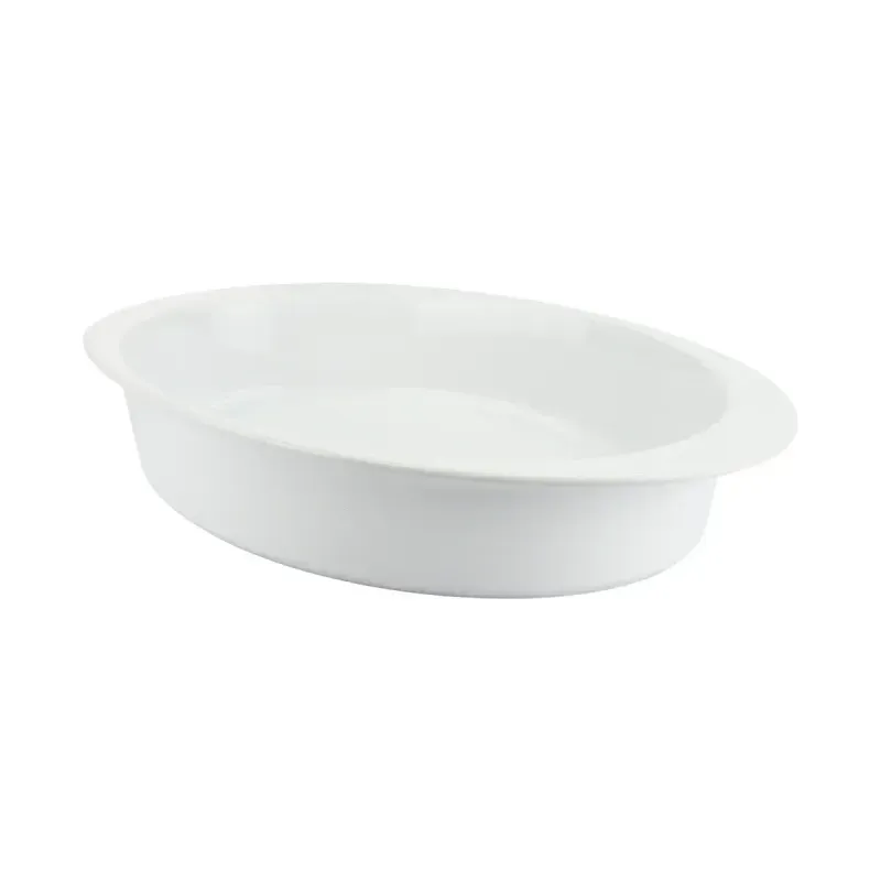 Assadeira Refratária Samba Média Branco - 2,1 l