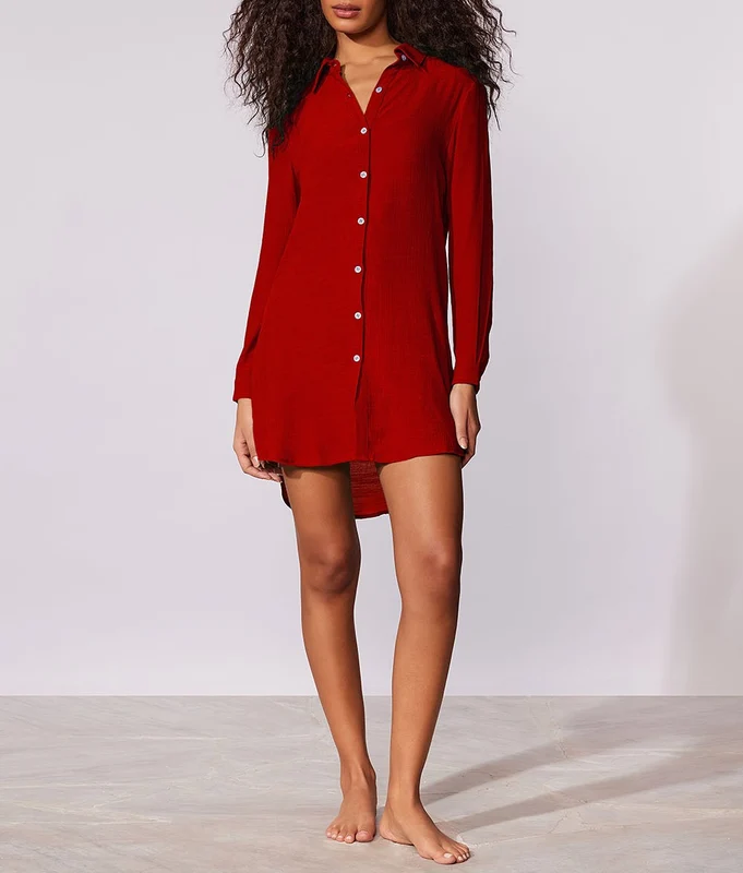 CAMISA MANGA SHANTNG CIA MARITIMA 004 / XL