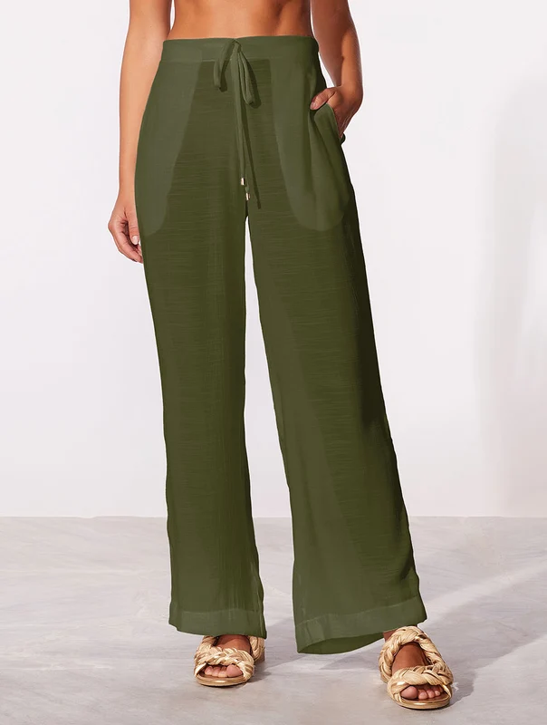 CALÇA LISOS SHANTUNG CIA MARITIMA 443 / L