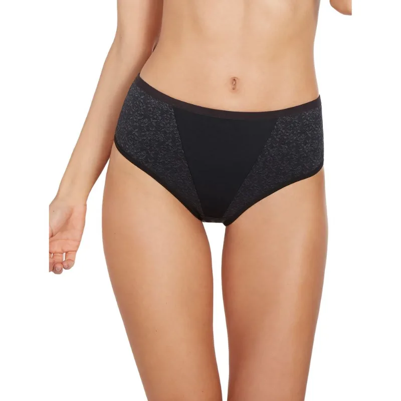 Calcinha em Microfibra Midi Janis 24702 PRETO XG