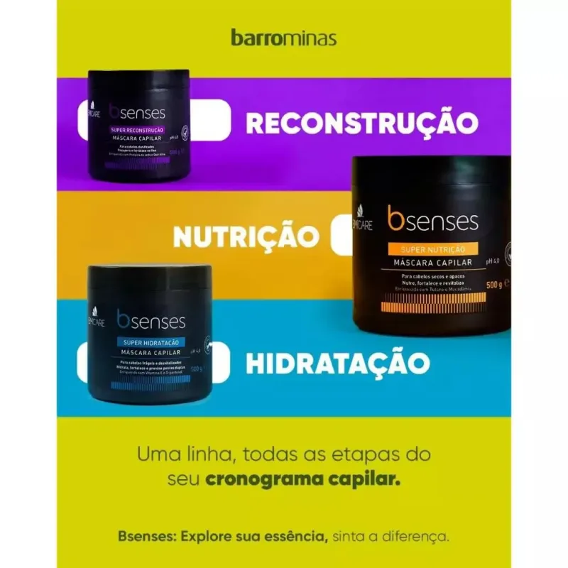 CRONOGRAMA CAPILAR BSENSES BARRO MINAS
