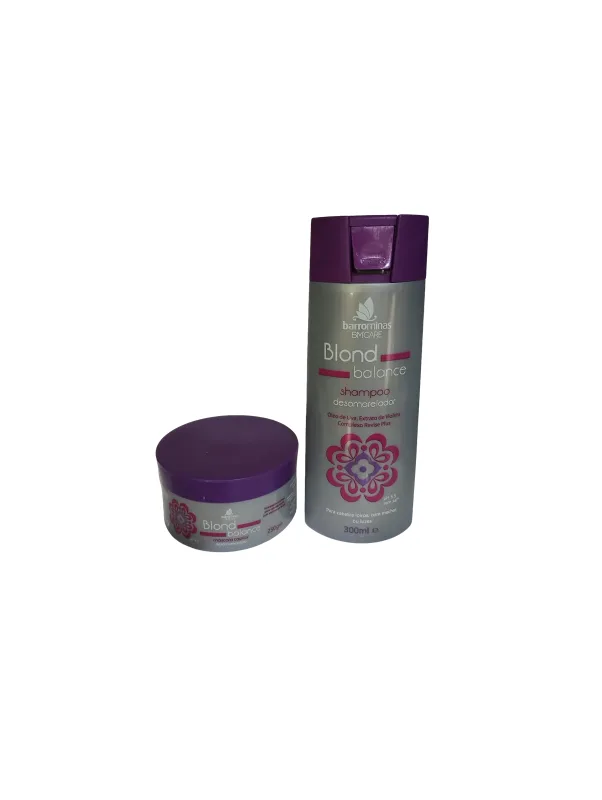 KIT HIDRATAÇÃO E SHAMPOO BLOND BARRO MINAS