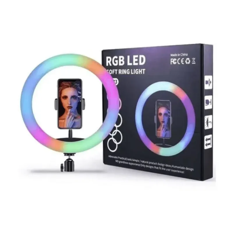 Luminária Ring Light RGB de 8 Polegadas - WU13683