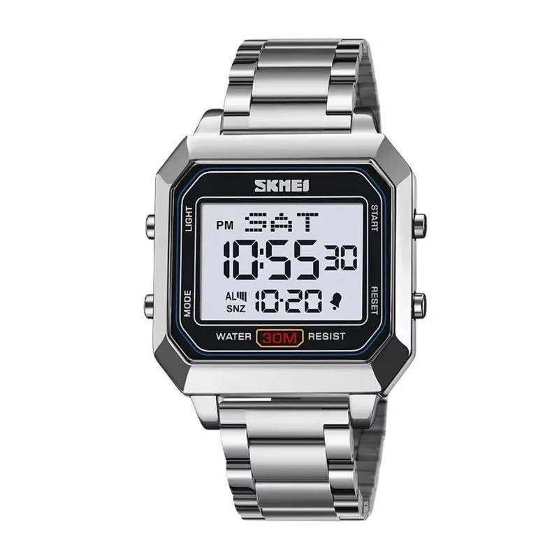 Relógio Masculino Skmei Digital 2149 Prata