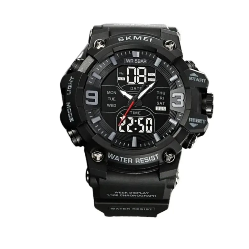 Relógio Masculino Skmei AnaDigi 2222 Preto