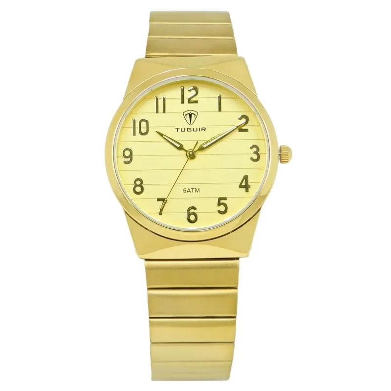 Relógio Unissex Tuguir Analógico TG35146 Dourado
