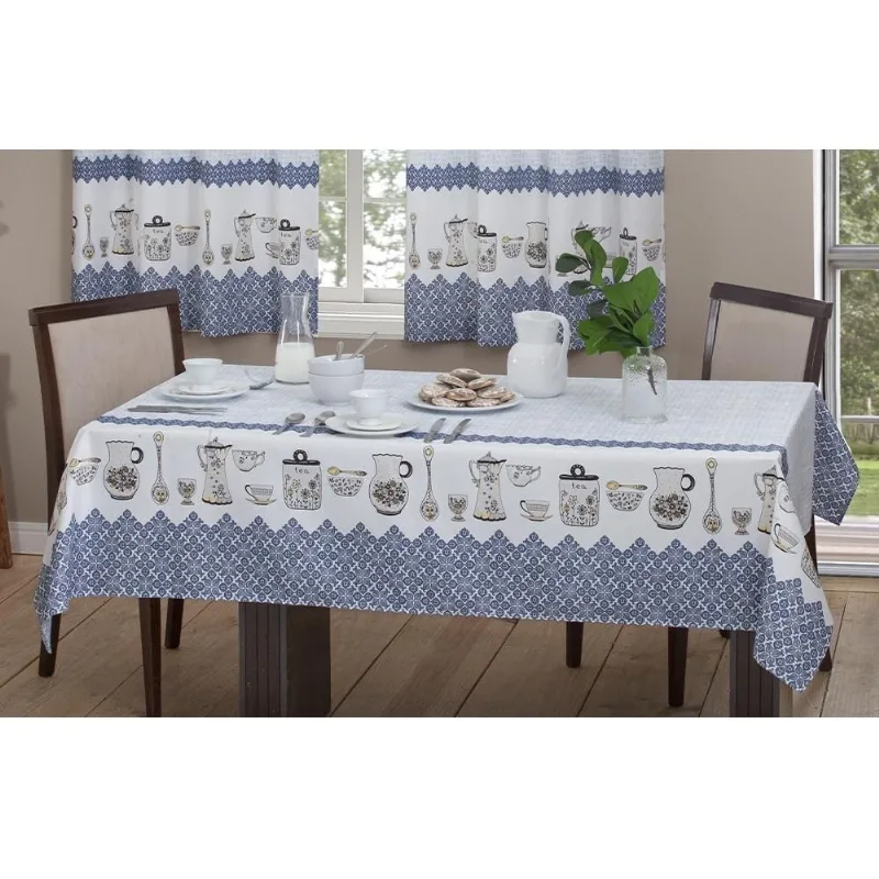 Toalha Mesa Casa Alegre Lurdes Realce Premium
