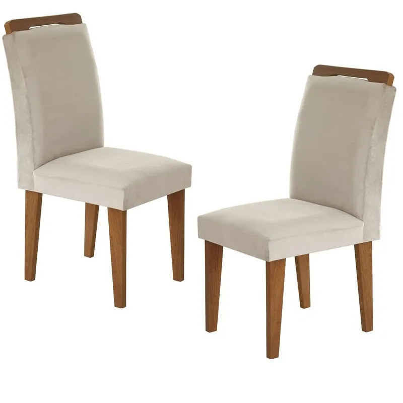 Cadeiras para Mesa de Jantar 100% mdf - Athenas - Móveis Rufato