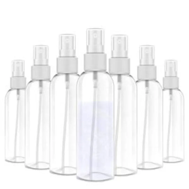 Kit 10 Frasco Borrifador Pulverizador Leve 100 Ml - Transp.