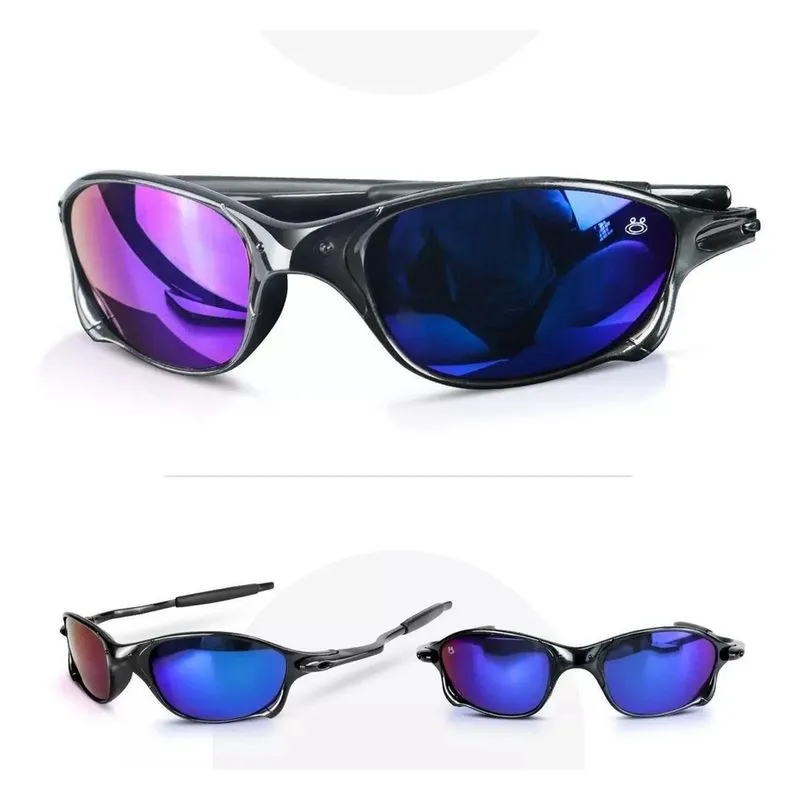 Juliet Masculino Azul Mandrake Oculos Sol Lupa Proteção Uv
