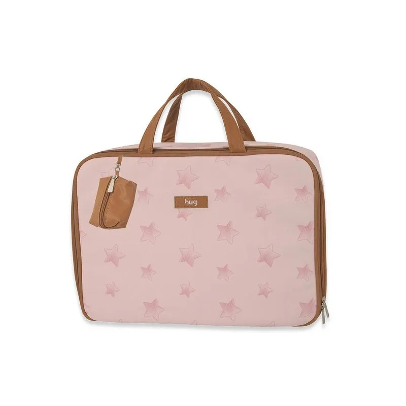 Mala Maternidade Céu Estrelado Xg - Rosa - Hug
