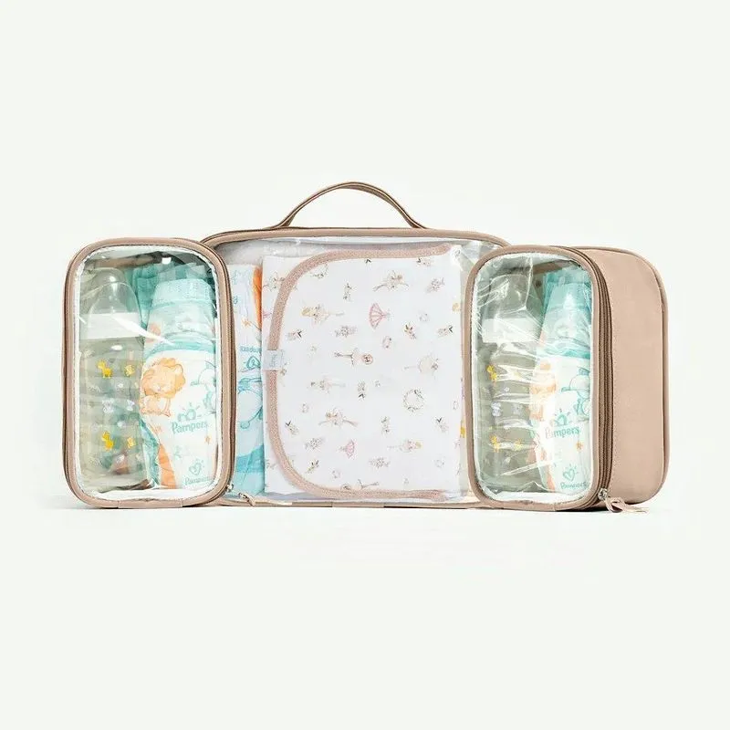 Kit Necessaire Hug Organizadora Com 3 Peças Rosa