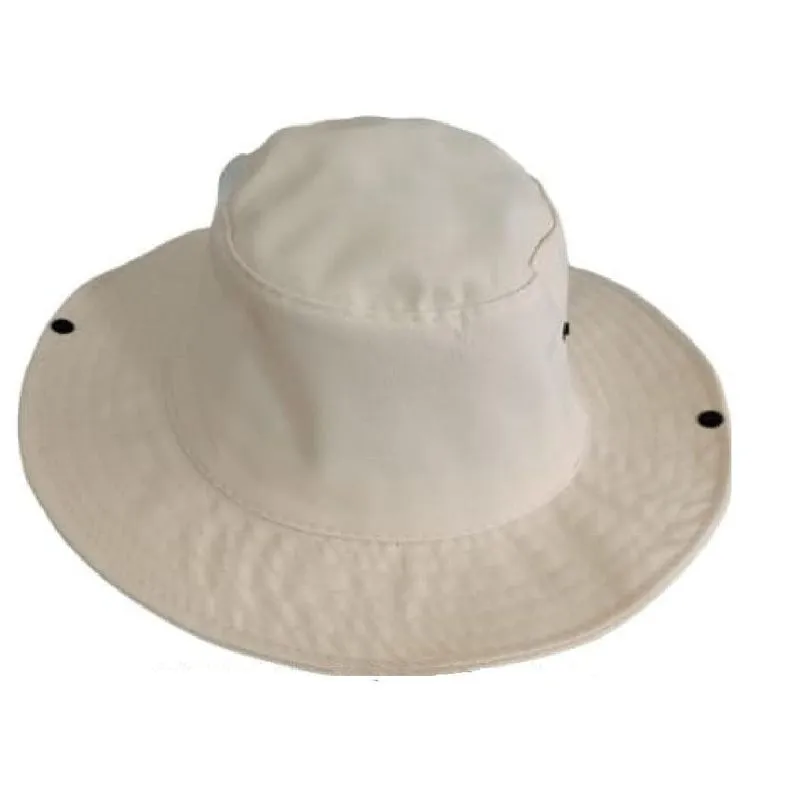 Chapéu Bucket Pescador Bege Para Proteção Solar - Autraliano