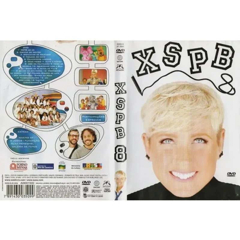 Xuxa so para baixinhos 8 dvd original lacrado