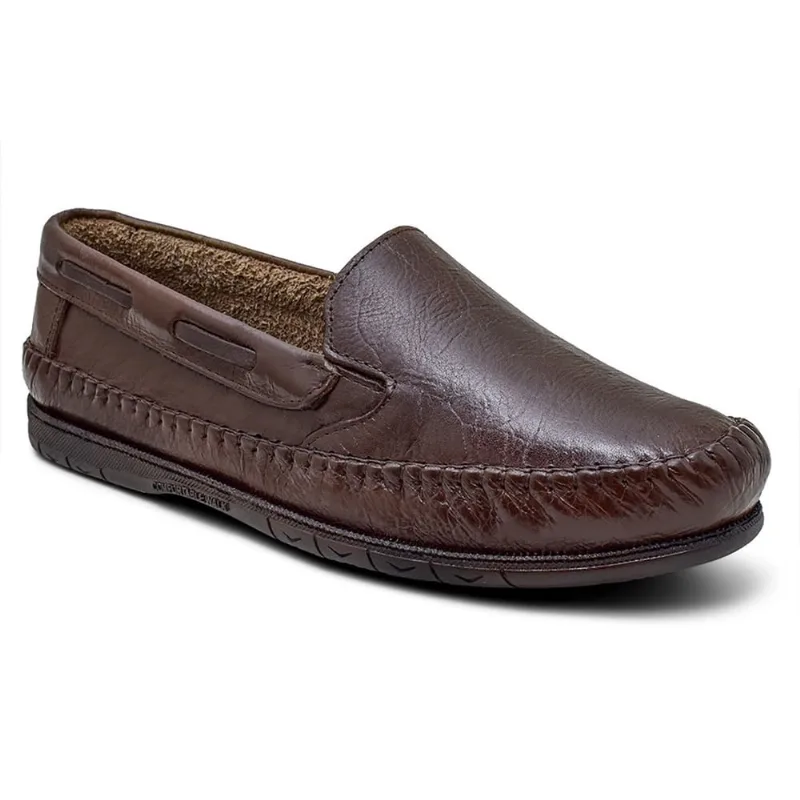 Mocassim Masculino Couro Café