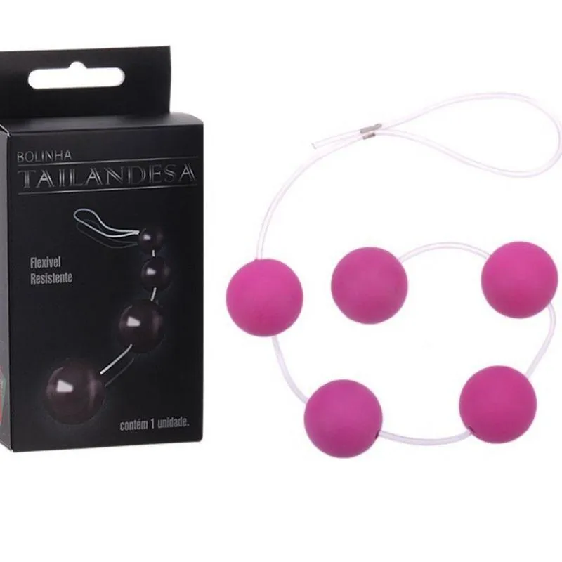 Bolinha Tailandesa 5 Bolinhas Grande 24mm Pink