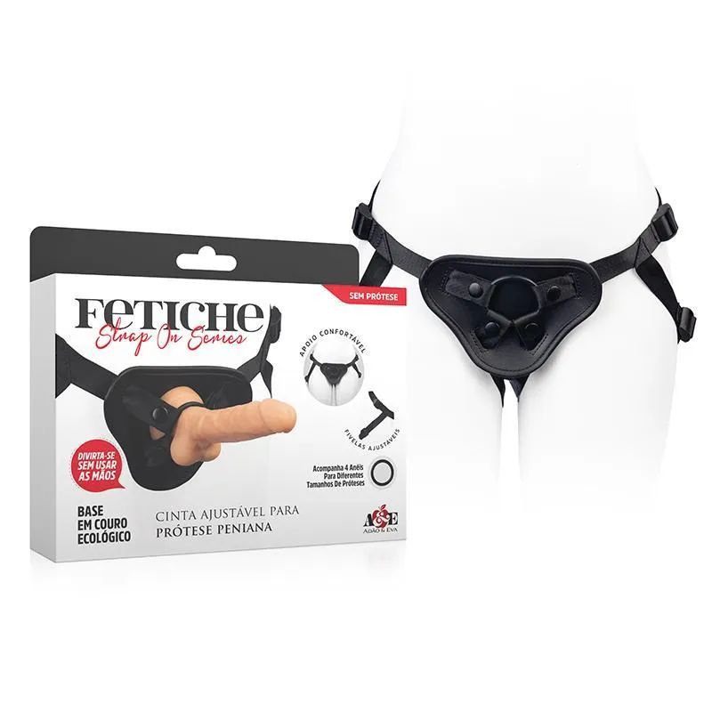 Cinta Ajustável Fetiche Strap-on Para Prótese Peniana