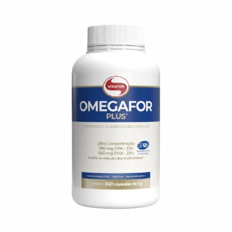Kit 2x: Omegafor Plus 1g Vitafor 240 Cápsulas
