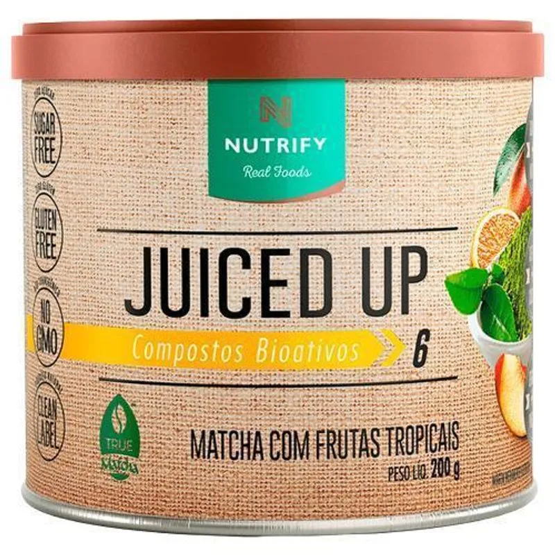 Kit 2x: Juiced Up Matcha E Frutas Tropicais Nutrify 200g