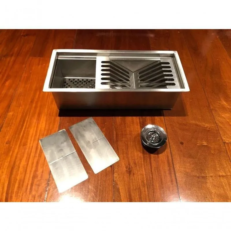 Calha De Inox 304 48cm Luxo