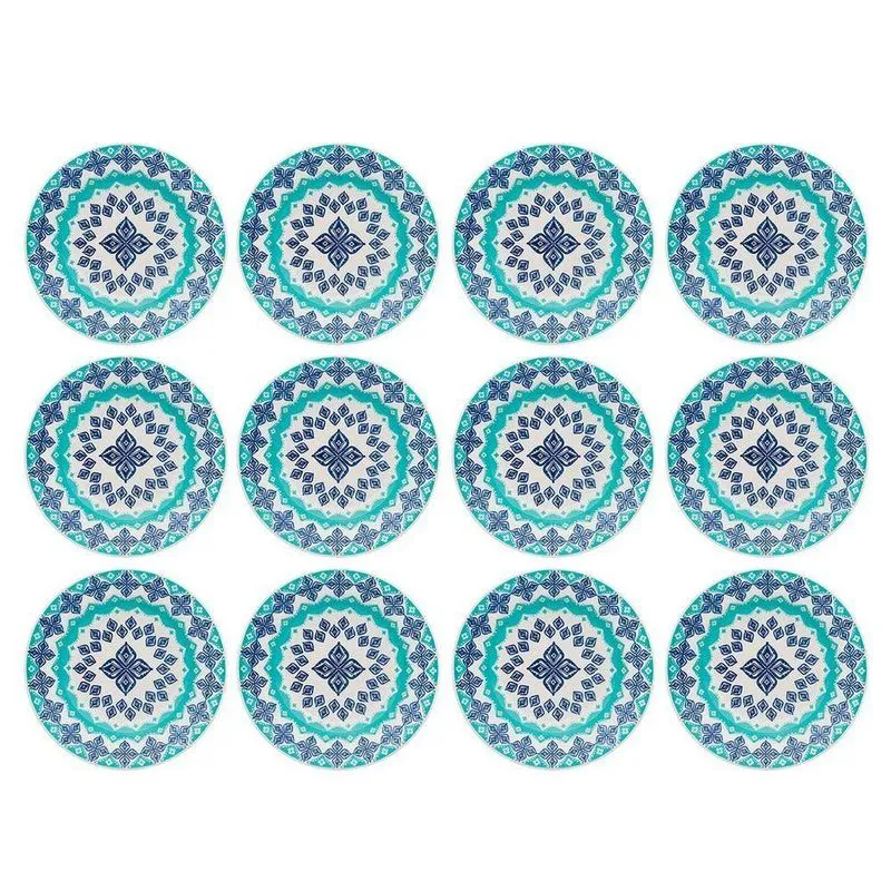 Prato Fundo Com Estampa Donna Lola 21,5 Cm 12 Unidades - Biona 074470