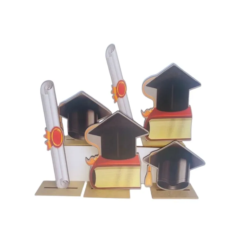 Kit Display de Mesa 6 Peças Para Festa Formatura mdf
