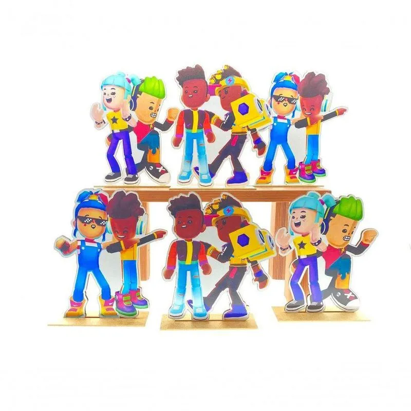 Kit Display De Mesa 6 Peças Para Festa Pk Xd Mdf