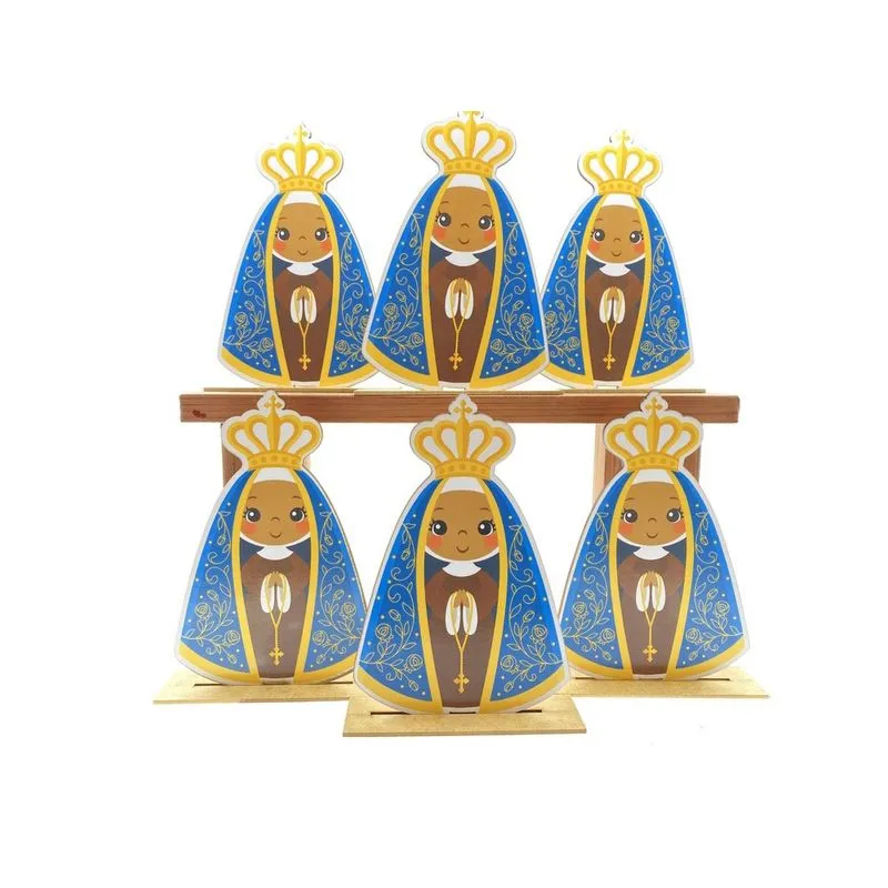 Kit Display de Mesa 6 Peças Para Festa n. S. Aparecida mdf
