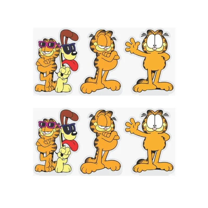 Kit Display De Mesa 6 Peças Para Festa Garfield Mdf