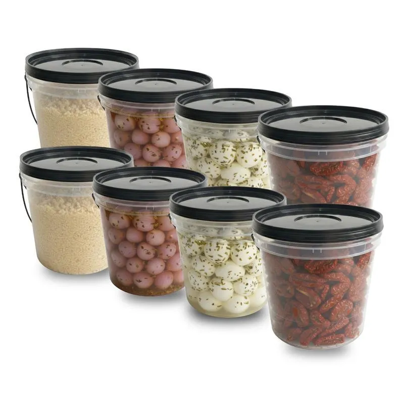 Balde 3.2l Plástico Organizar Brinquedos - 8 Pçs