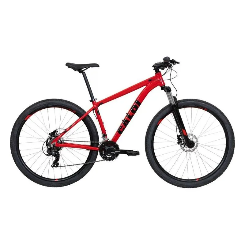 Bicicleta Caloi 29 Aro 29 21v Freio a Disco Hidráulico 2024/25 SMU G / VERMELHO