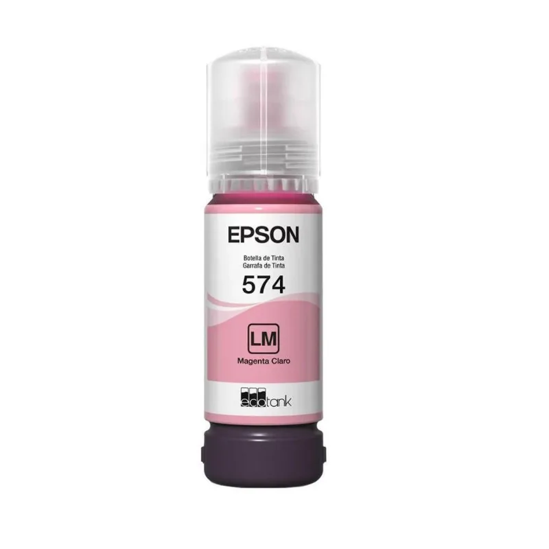 Refil De Tinta T574 Para Epson Com Cores Vivas Magenta Kora 70ml 1 Un