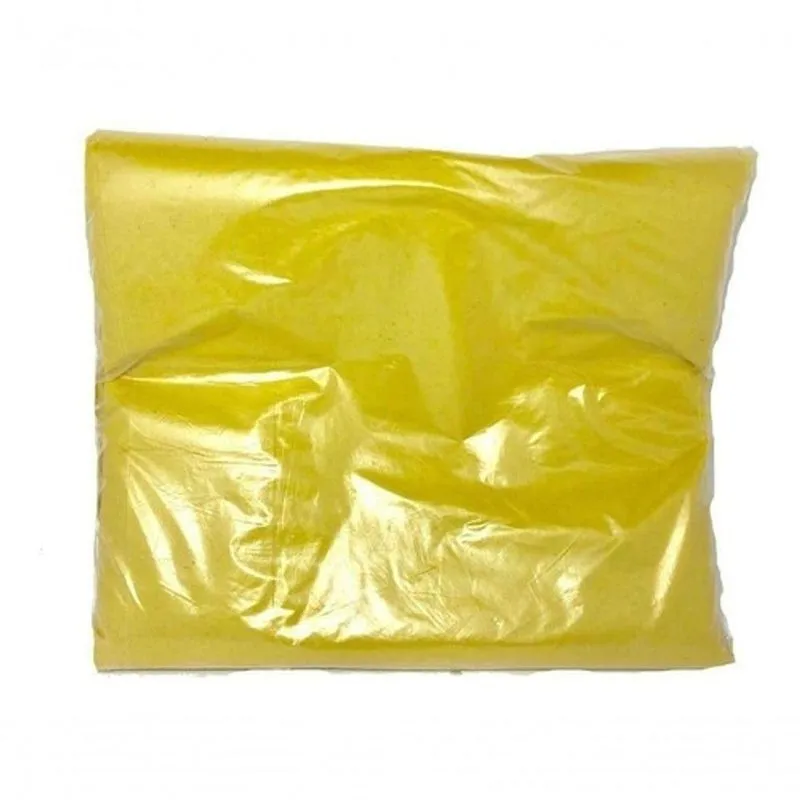 Saco Para Lixo 60 Litros Resistente Uso Doméstico E Comercial Amarelo Higipack