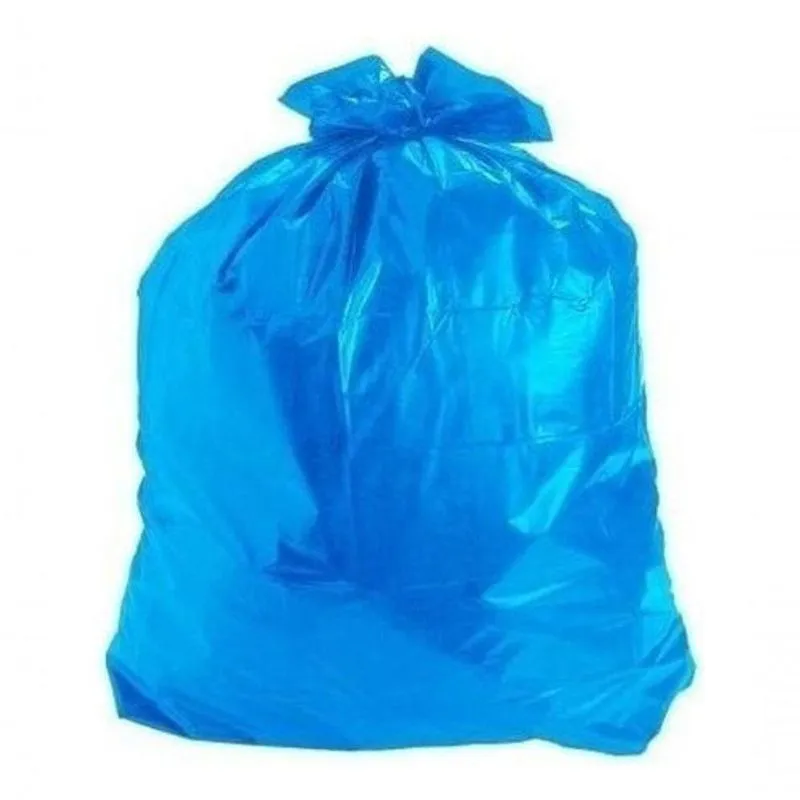 Saco Para Lixo Saco Lixo Azul 15l C-100 Unidades Para Descarte De Resíduos Azul Higipack