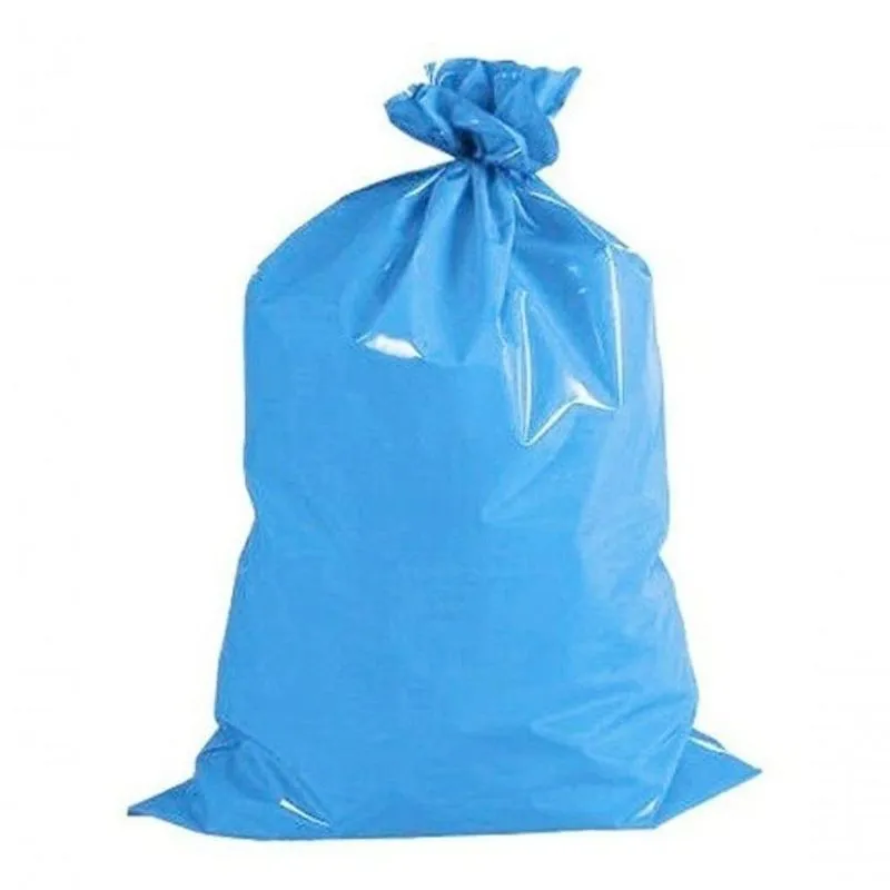 Saco Para Lixo 20l 35x45cm 400 Unidades Azul Para Descarte Doméstico Higipack