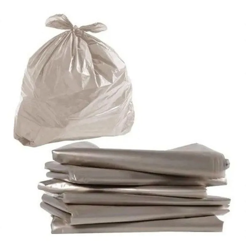 Sacos Para Lixo Transparente 40 Litros Normal Em Plástico Polietileno Alta Densidade Para Descarte