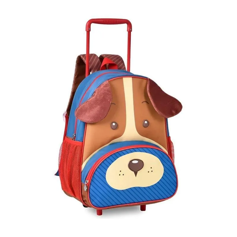 Mochila de Rodinhas Clio Style CP24501B Poliéster Vermelho Infantil