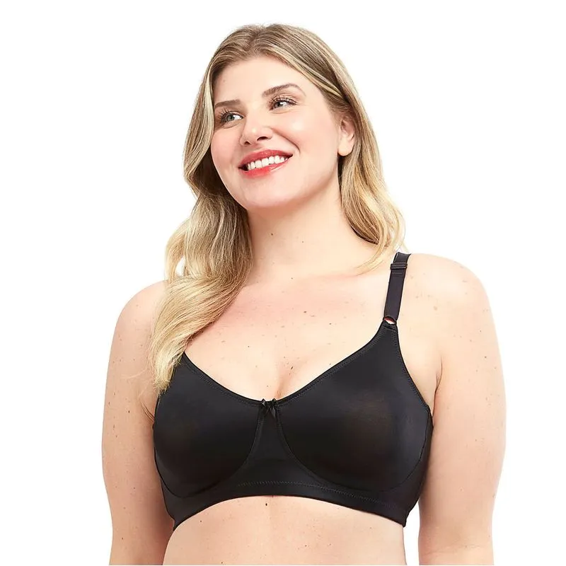 Sutiã Plus Sustentação Preto Preto - 44